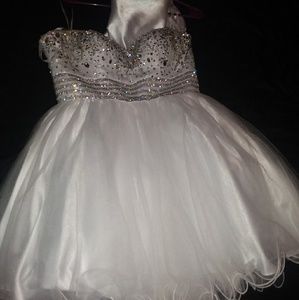 white diamond formal dress